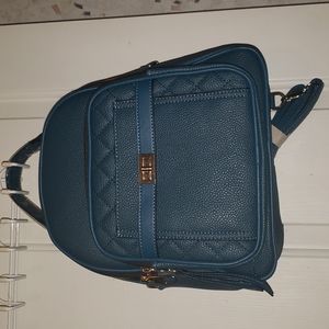 New Teal Quilted backpack